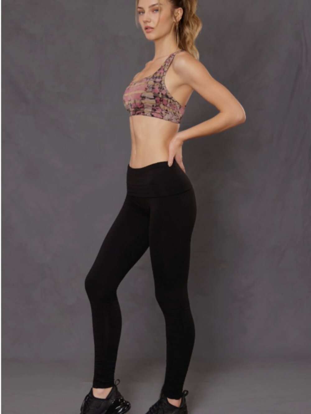 Hard Tail Contour Rolldown pants (NWT) Black- Style W338